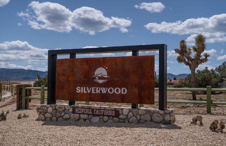 Silverwood entry monument